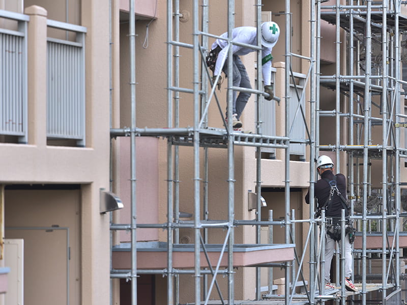 仮設足場工事